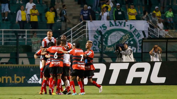 Ituano gol sobre o Palmeiras (Foto: Marcos Ribolli)