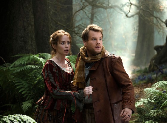 Emily Blunt e James Corden, em 'Into the Woods' (Foto: reprodução)
