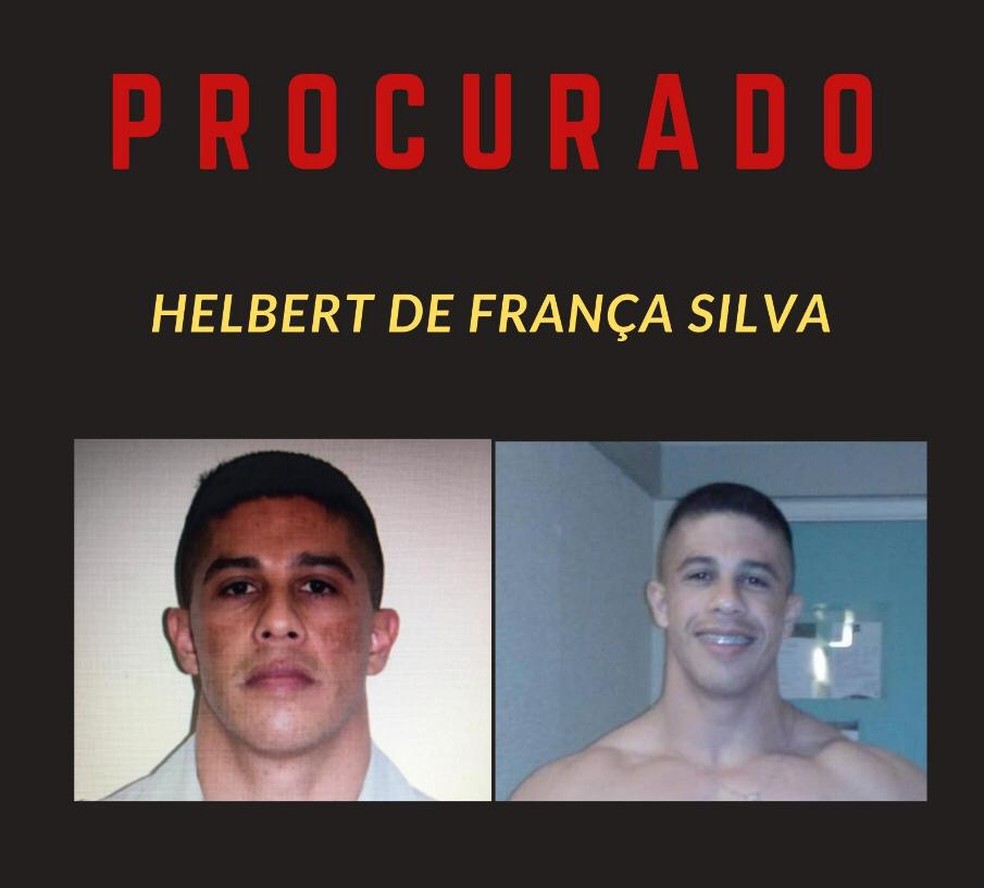 Helbert era procurado pela polícia após fugir de presídio — Foto: PM-MT