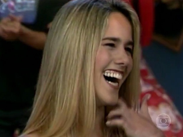 Fernanda Pontes em 1997 (Foto: TV Xuxa / TV Globo)