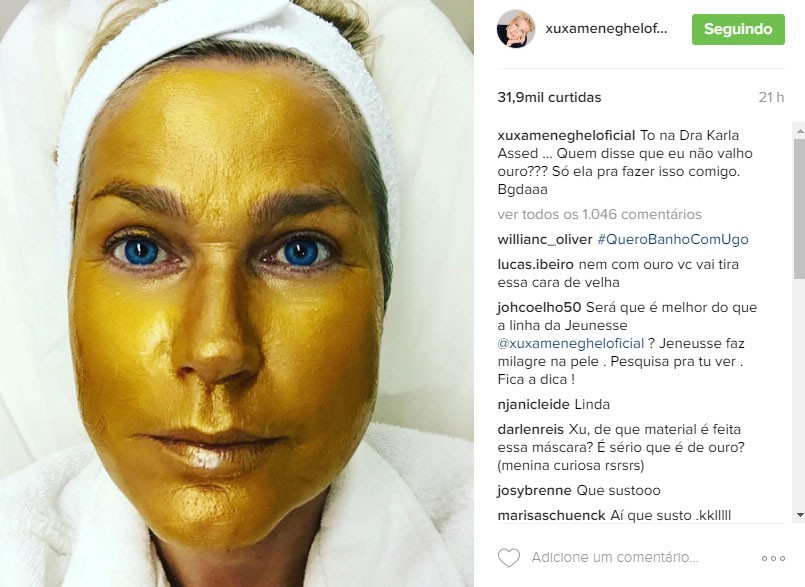 A apresentadora compartilhou momento de beleza no Instagram (Foto: Reprodução / Instagram)