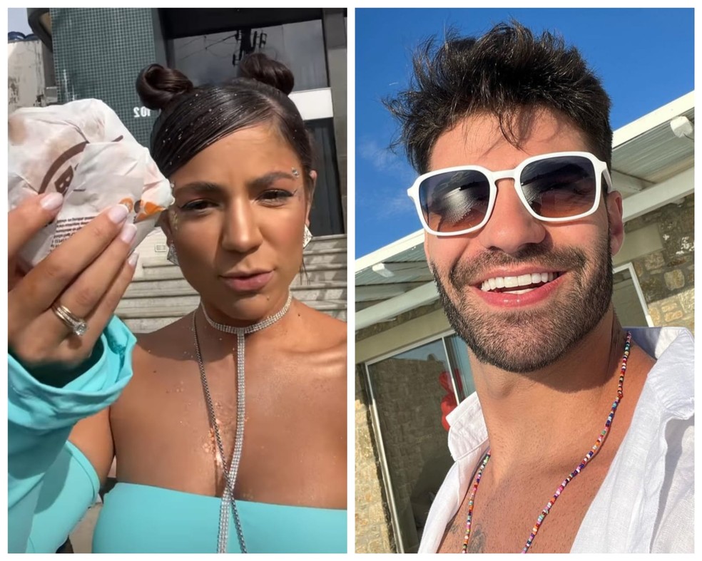 Hariany Almeida aparece com alian&ccedil;a de noivado em Salvador ap&oacute;s anunciar fim de rela&ccedil;&atilde;o comcom Dj Netto  &mdash; Foto: Reprodu&ccedil;&atilde;o