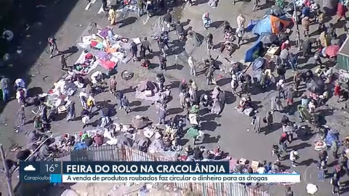 Traficantes mantêm na Cracolândia pontos de venda de produtos roubados - Vimarsana News
