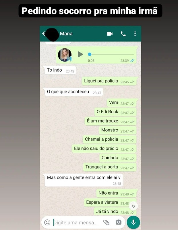 Juliana Thaisa acusa Edi Rock de abuso sexual (Foto: Reprodução/Instagram)