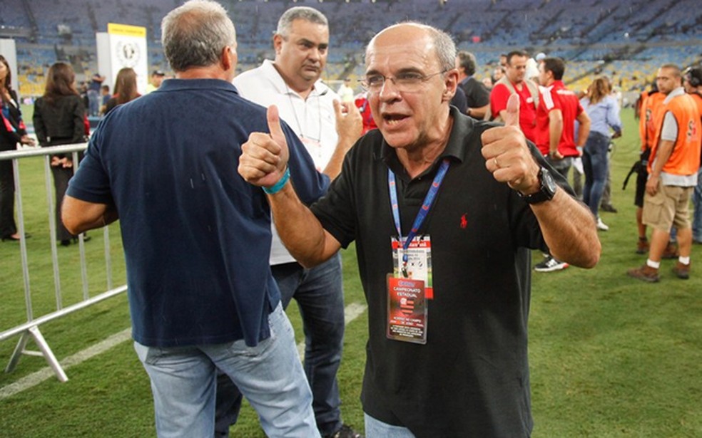 Eduardo Bandeira de Mello deixa a presid�ncia do Flamengo ap�s seis anos  � Foto: Reprodu��o