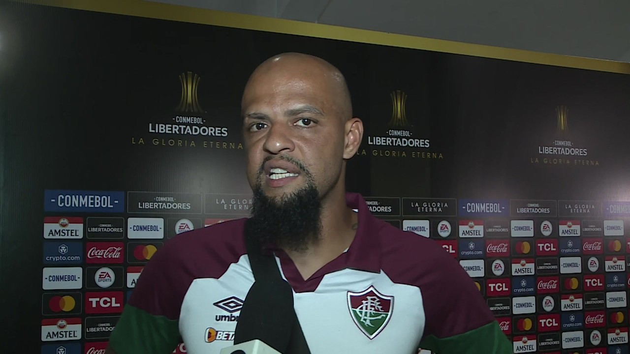 Aps vitria do Fluminense, Felipe Melo diz: 'Aprendendo a jogar contra erros da arbitragem'