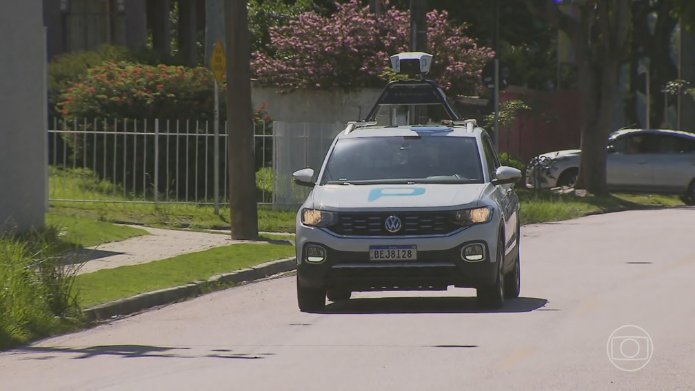 Carro com inteligência artificial identifica mais de 30 problemas urbanos. — Foto: Reprodução/JN