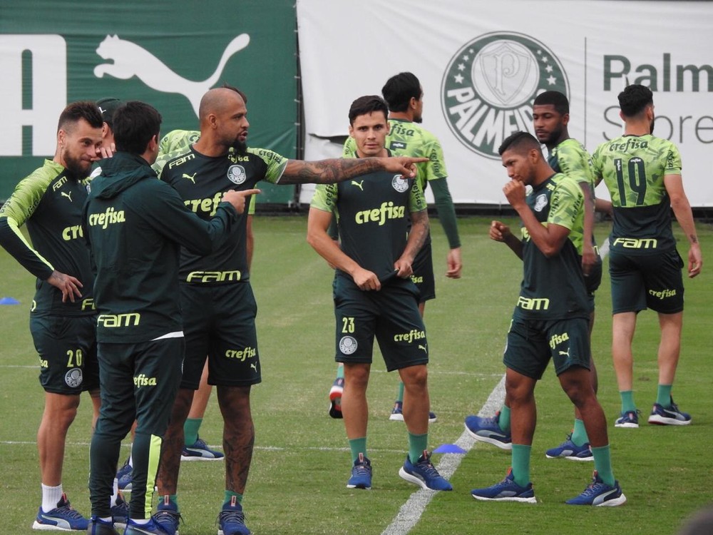 Palmeiras se reapresenta na Academia com a presença de Rony; veja como foi o primeiro treino do reforço