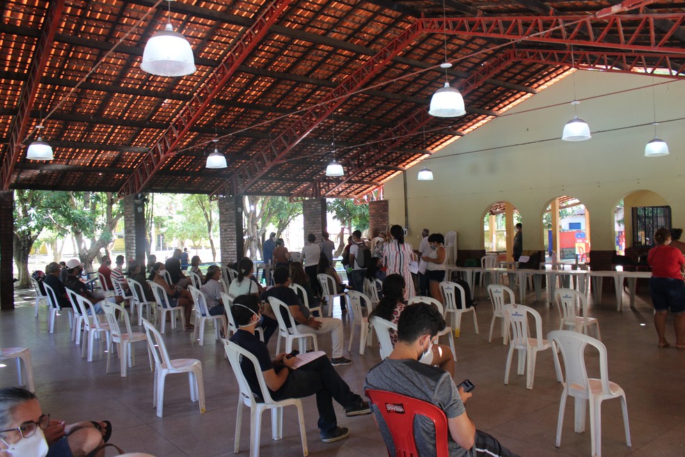 Sindicato dos Trabalhadores da UFPI, localizado na Zona Leste de Teresina, funciona como Centros de Testagem para Covid (CTC) — Foto: Ilanna Serena/g1