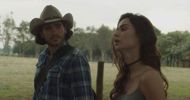 Gabriel Sater e Thaila Ayala: romance em Coração de Cowboy (Foto: Divulgação)