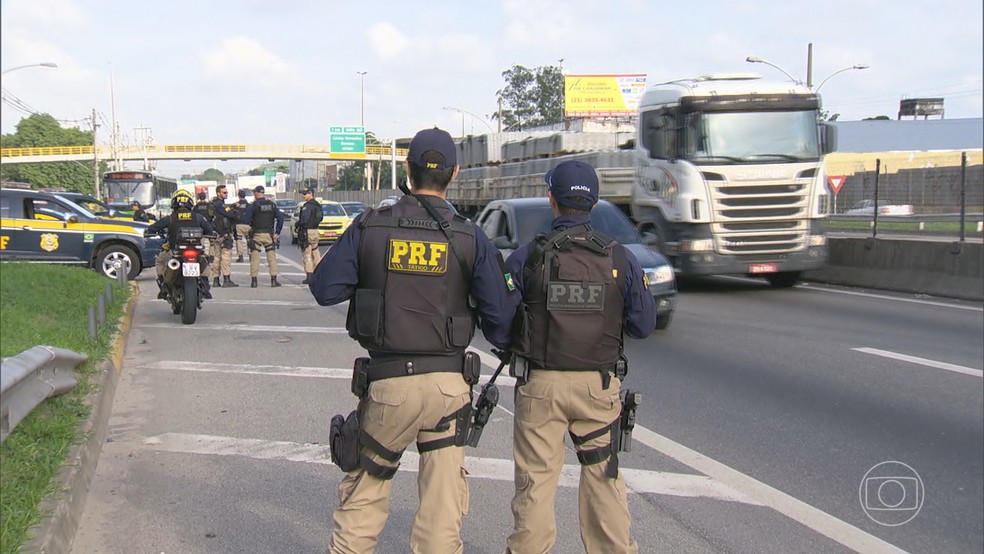 PRF — Foto: Jornal Nacional/ Reprodução
