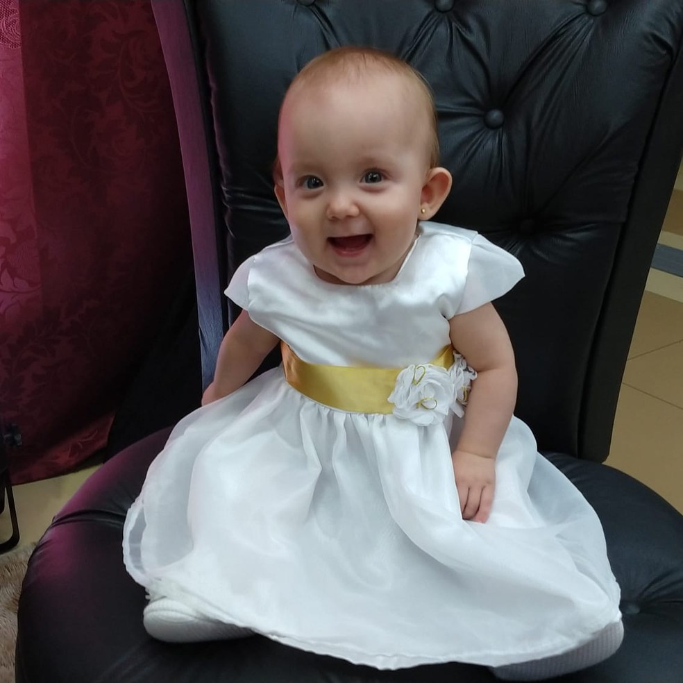 Sofia completa um ano no dia 16 de abril. — Foto: Arquivo pessoal