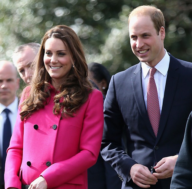 Kate e William em sua última aparição pública, no dia 27 de março (Clique na foto e leia a matéria completa) (Foto: Getty Images)
