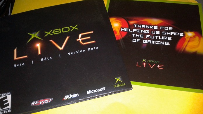 O DVD de beta da Xbox Live tinha um texto com os dizeres: Obrigado por nos ajudar a moldar o futuro dos jogos (Foto: Reprodução/John Rockefeller)