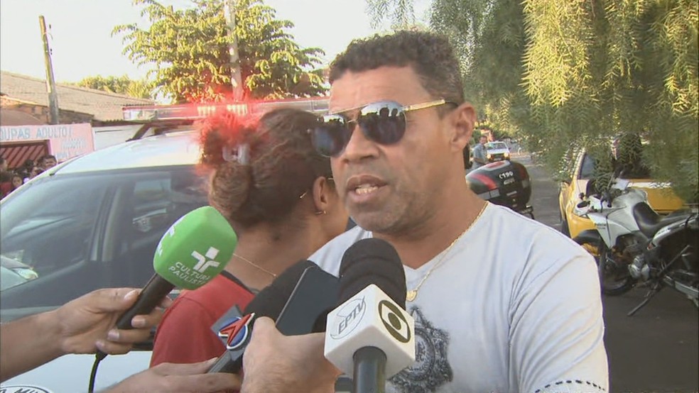 O motorista Waldir Nery, pai da adolescente morta em Araraquara — Foto: Reprodução EPTV