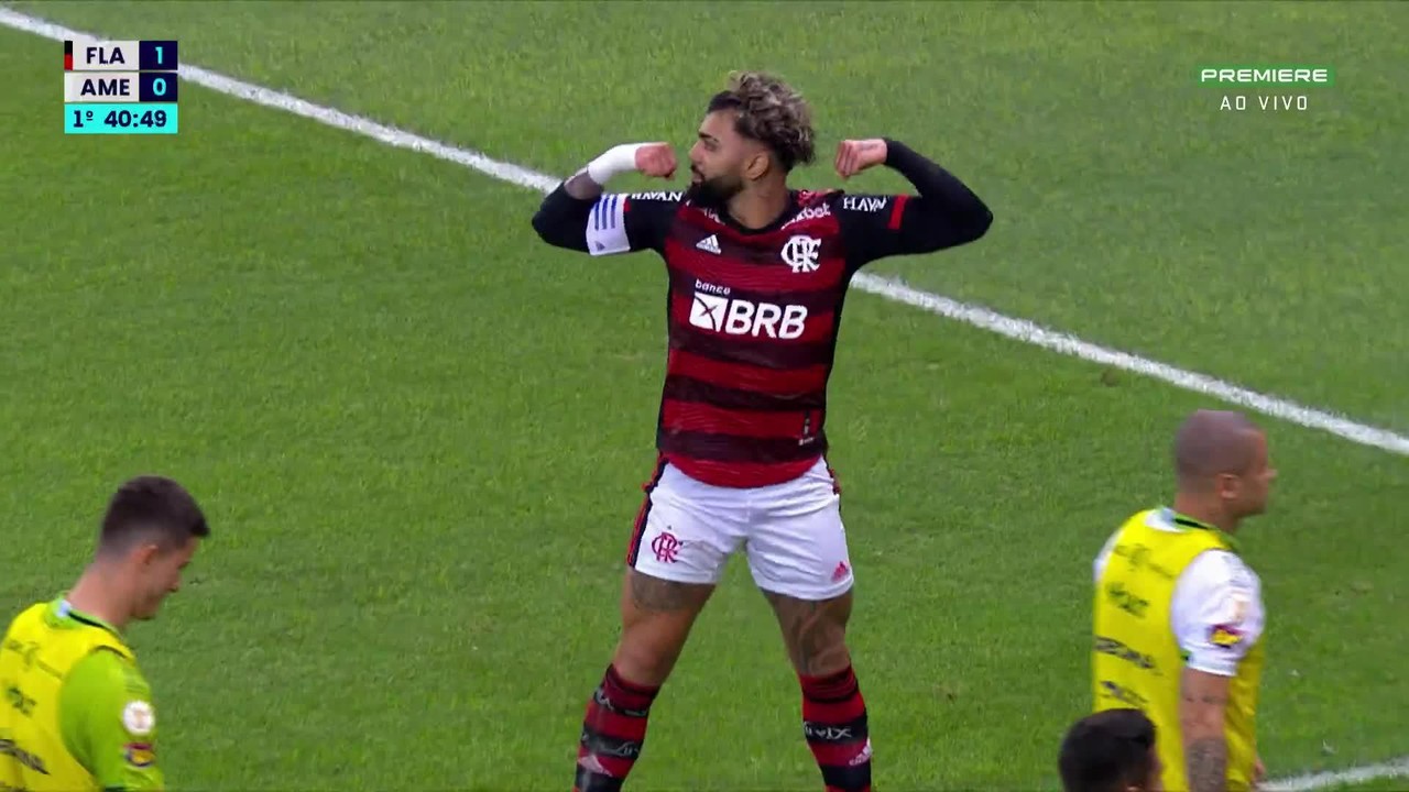 Melhores Momentos: Flamengo 3 x 0 América-MG pela 14ª rodada do Brasileirão 2022