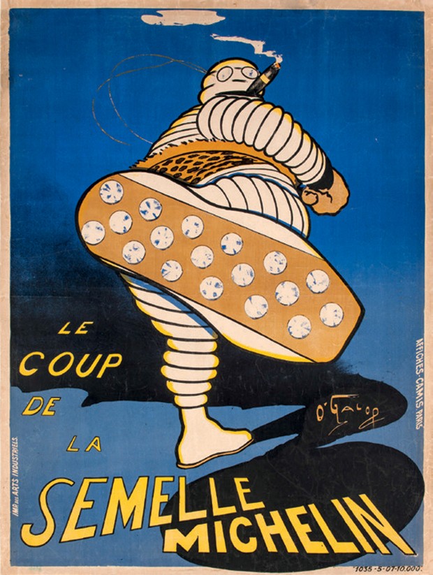 Le Coup de la Semelle Michelin (1905), de O’Galop (Foto: © Les Arts Décoratifs / Photo : Jean Tholance, Stephin Merritt ©Roz Chast / Divulgação)