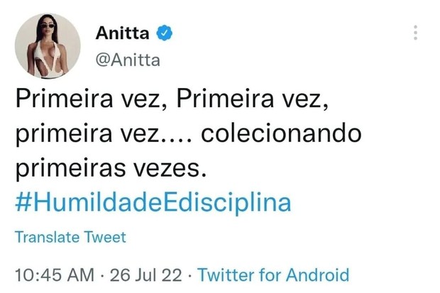 Anitta (Foto: Twitter)