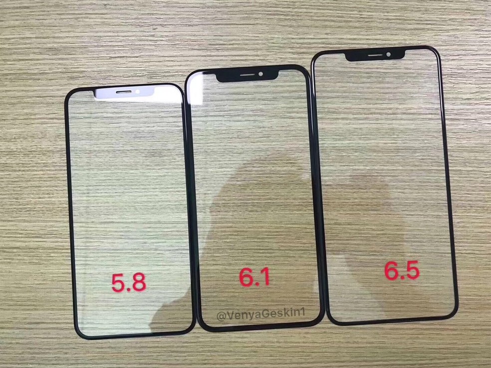 Telas OLED teriam bordas mais finas que o iPhone com painel IPS LCD (Foto: Divulgação/Ben Geskin)