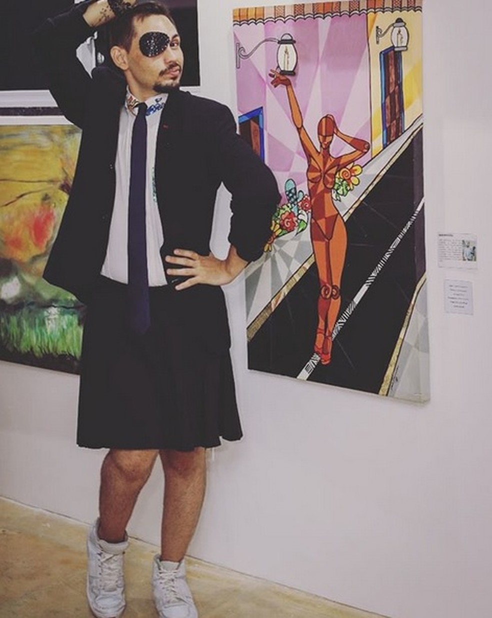 Jader Damasceno se identifica como artista visual (Foto: Arquivo pessoal/Jader Damasceno)