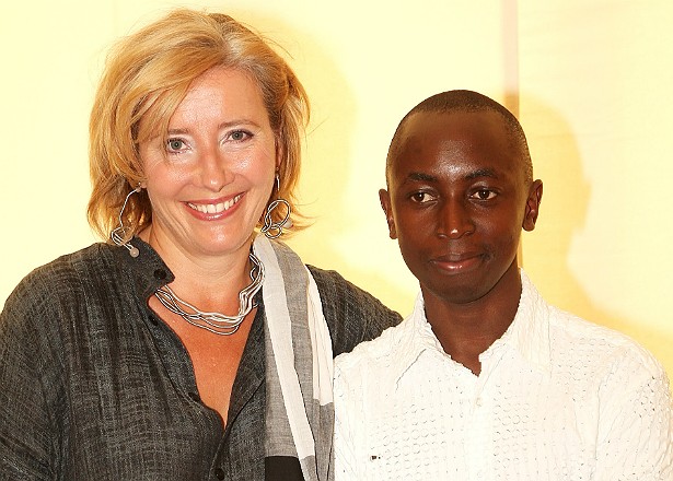 Emma Thompson adotou o ruandês Tindyebwa Agaba (foto) já adolescente, com o marido, o ator Greg Wise. Ela também teve uma filha por meio de fertilização in vitro, chamada Gaia. (Foto: Getty Images)