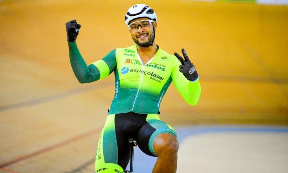 João é campeão de ciclismo — Foto: Luis Claudio Antunes/CBC