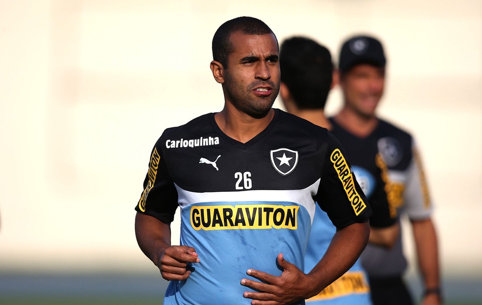 Júlio César teve problemas com a diretoria do Botafogo e foi afastado do elenco em 2014 (Foto: Satiro Sodre / SSPress)