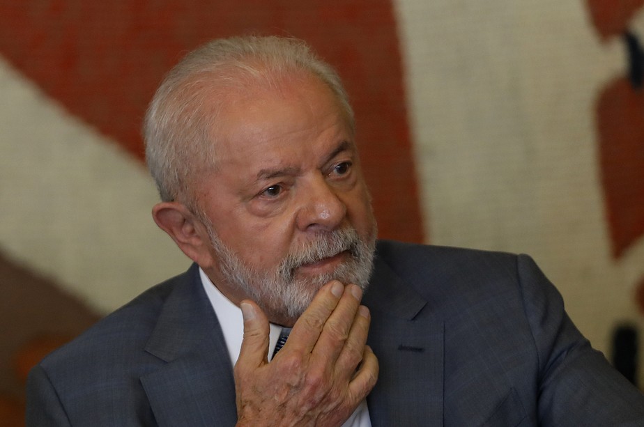 O presidente Luiz Inácio Lula da Silva durante cerimônia inaugural do Conselho de Desenvolvimento Econômico Social