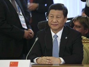 Presidente chinês Xi Jinping na primeira sessão de trabalho da Cúpula do G20 (Foto: Sergei Karpukhin/ AFP)