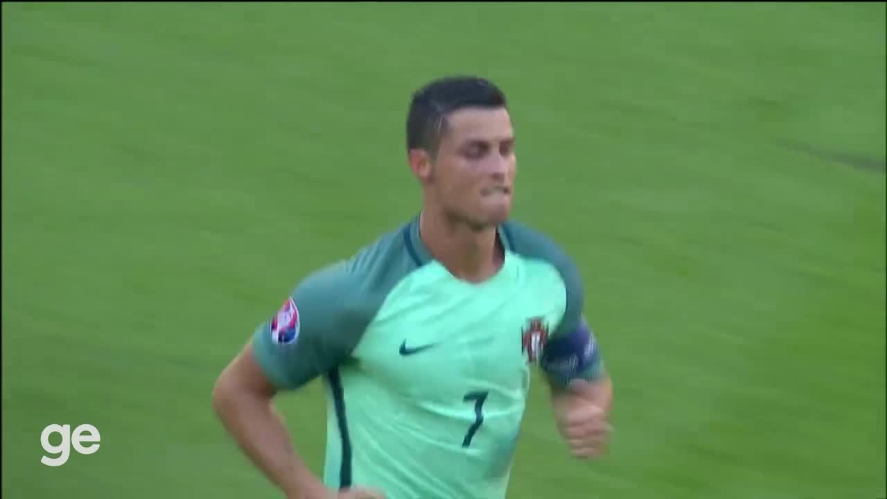 Os gols de Cristino Ronaldo: Hungria 3 x 3 Portugal pela 3ª rodada da Eurocopa 2016