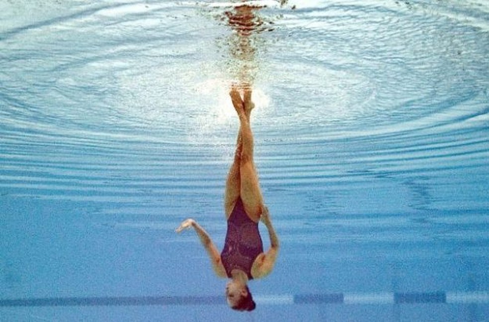 Nado sincronizado solo — Foto: Getty Images
