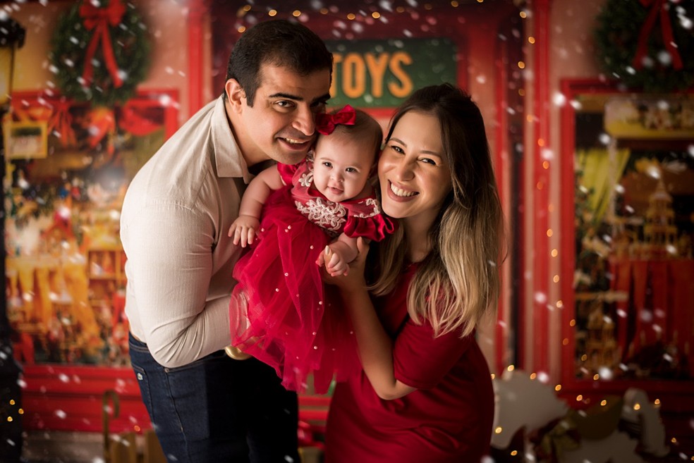 Família em Natal — Foto: Divulgação