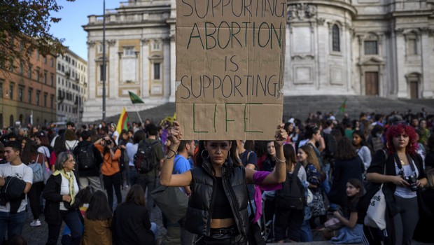 protesto aborto (Foto: Antonio Masiello / Colaborador/ Getty)