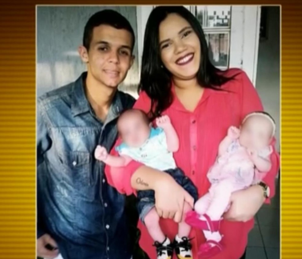 Isabella estava com os gêmeos no colo quando o ex-companheiro entrou armado para matá-la — Foto: TV Globo/Reprodução