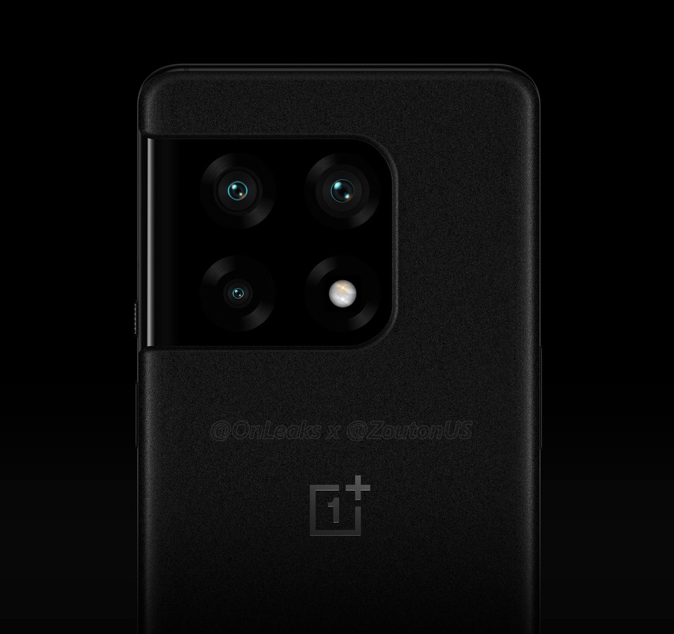 Renderizações revelam possível design do OnePlus 10 Pro — Foto: Reprodução/OnLeaks