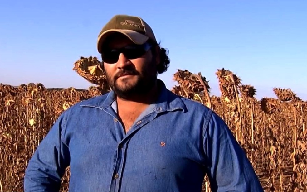 Produtor rural de Rio Verde morre ao cair de trator enquanto plantava soja — Foto: Reprodução/TV Anhanguera