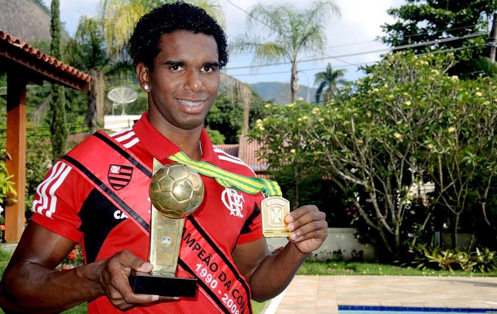 Luiz Antonio na época de Flamengo — Foto: Cahê Mota