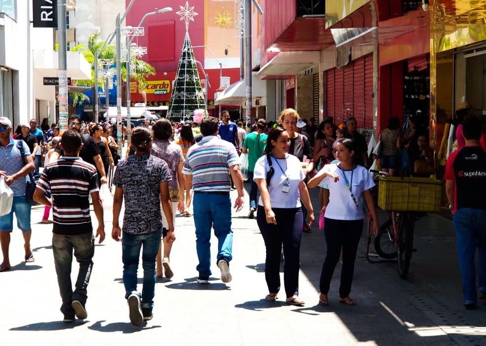 Lojas do comércio de Maceió vão abrir em horário normal durante o feriado; centro também abre aos domingos em dezembro — Foto: Arquivo Pessoal