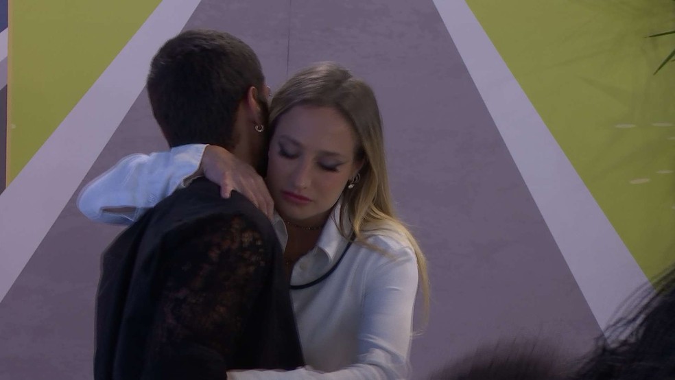 BBB 23: Bruna Griphao se despede do ator — Foto: Globo