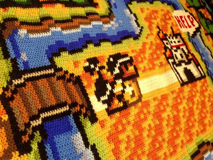 'Super Mario Bros 3' em crochê (Foto: reprodução)