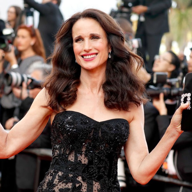 Andie MacDowell em Cannes 2017 (Foto: Getty Images)