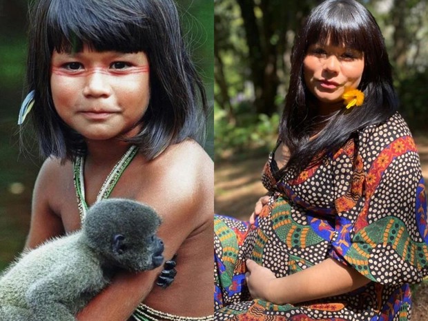 Eunice Baía viveu a indiazinha Tainá (Foto: Divulgação/Instagram)