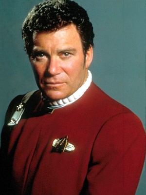 O ator canadense William Shatner na pele do Capitão Kirk (Foto: AFP)