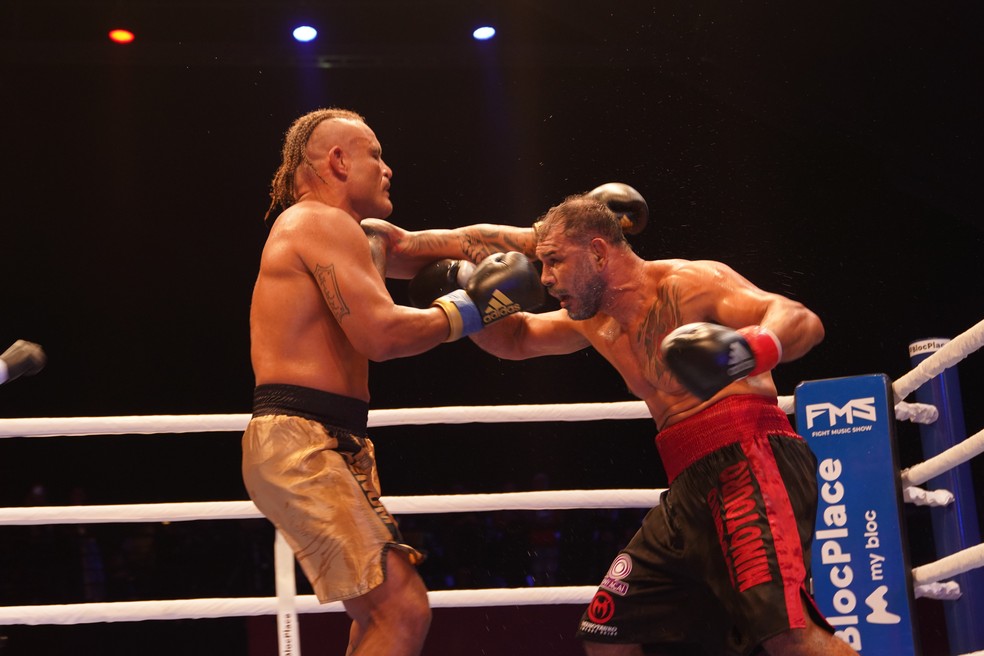 Minotouro x Leleco  — Foto: Ricardo Franzen