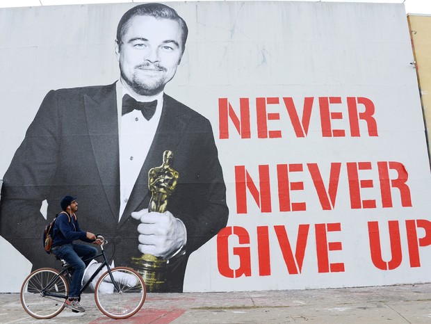 O mural em homenagem a Leonardo DiCaprio em Los Angeles (Foto: Getty Images)