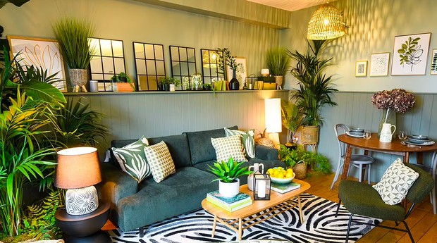 Pop-up hotel in the UK showing Pinterest's best decorating trends (Photo: Guide)