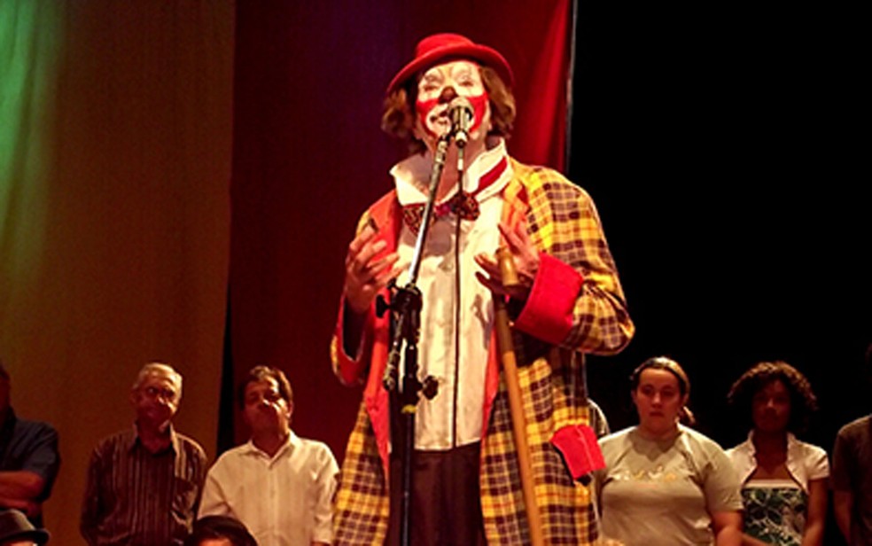 Roger Avanzi, o PalhaÃ§o Picolino, morreu em SÃ£o Paulo aos 96 anos â Foto: DivulgaÃ§Ã£o/Centro de MemÃ³ria do Circo