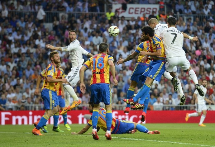 Pepe - Real Madrid x Valencia (Foto: AFP)
