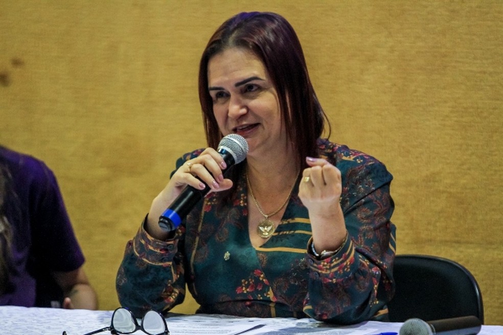 Rosa Neide Sandes foi uma das participantes — Foto: Defensoria Pública de MT/ Assessoria