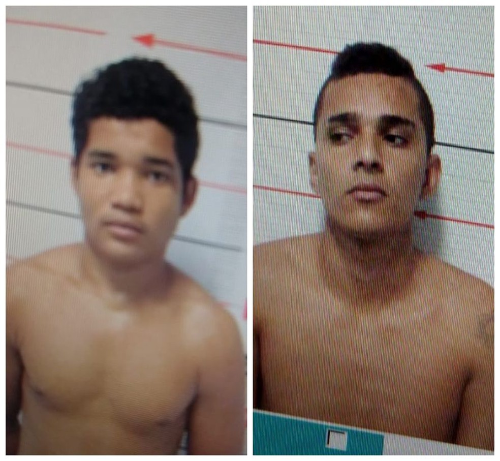 Marcelo de Araújo Ferreira (Dir.) e Daniel Felipe Soares são os últimos foragidos — Foto: Reprodução